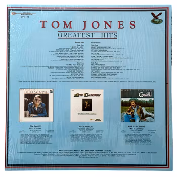Tom Jones - Greatest hits, LP Vinyl, 1981 USA