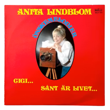 Anita Lindblom – Önskemelodier, LP Vinyl