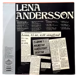 Lena Andersson – Lena, 15 ans, vinyle LP
