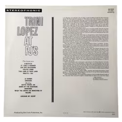 Trini Lopez - Trini Lopez w PJ's, LP winyl