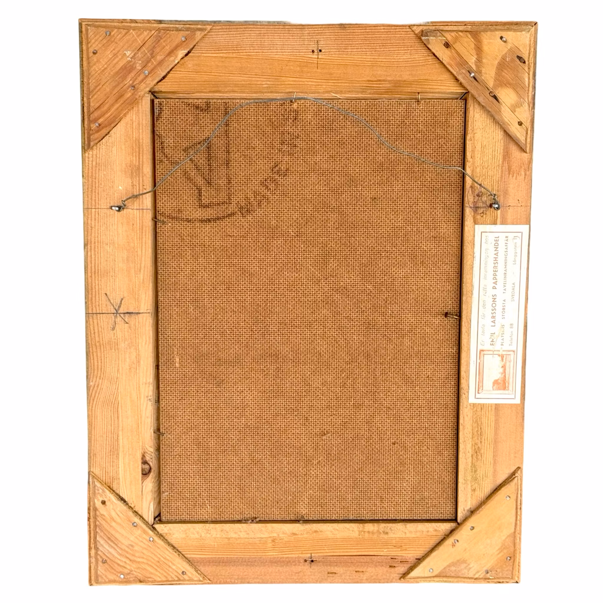 Tuntematon taiteilija, öljy paneelille