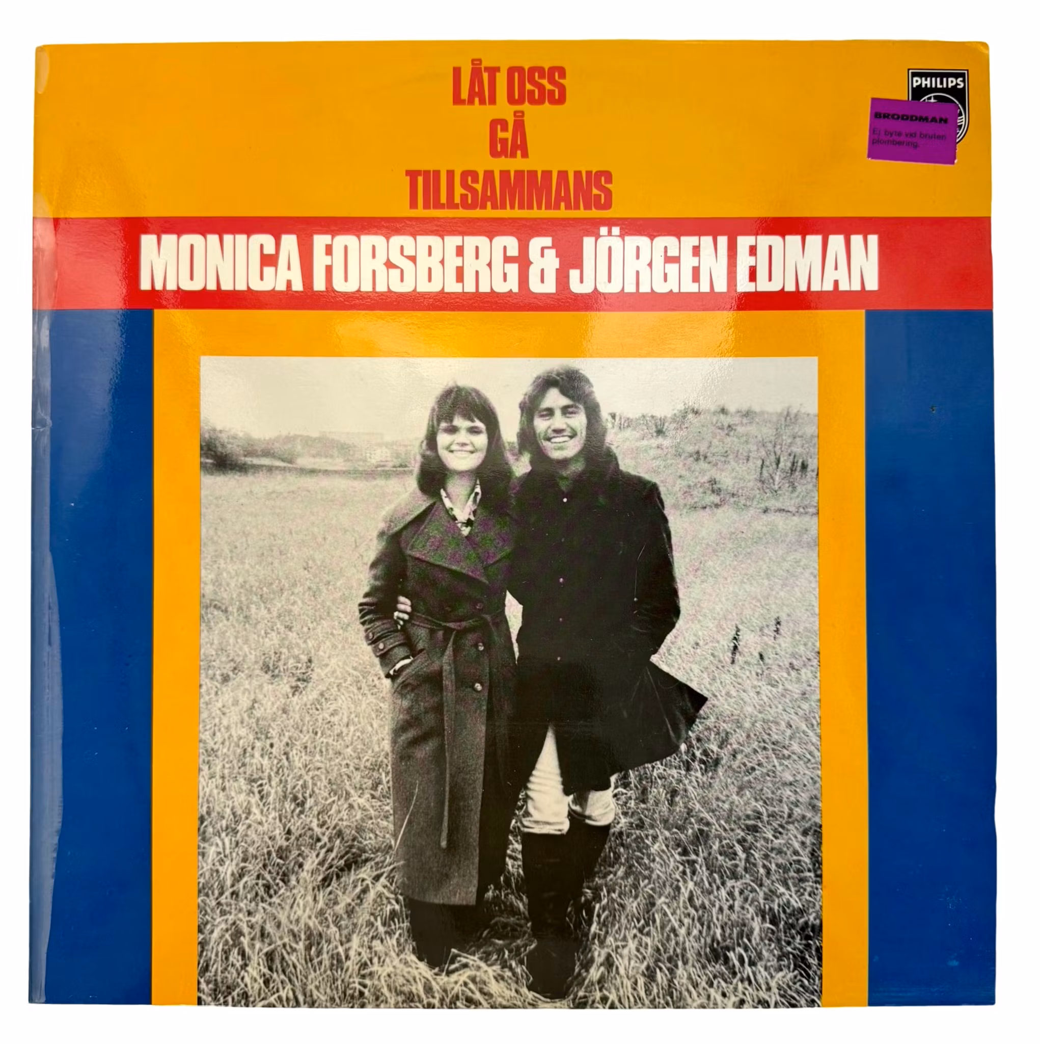 Monica Forsberg & Jörgen Edman – Laten we samen gaan, LP vinyl