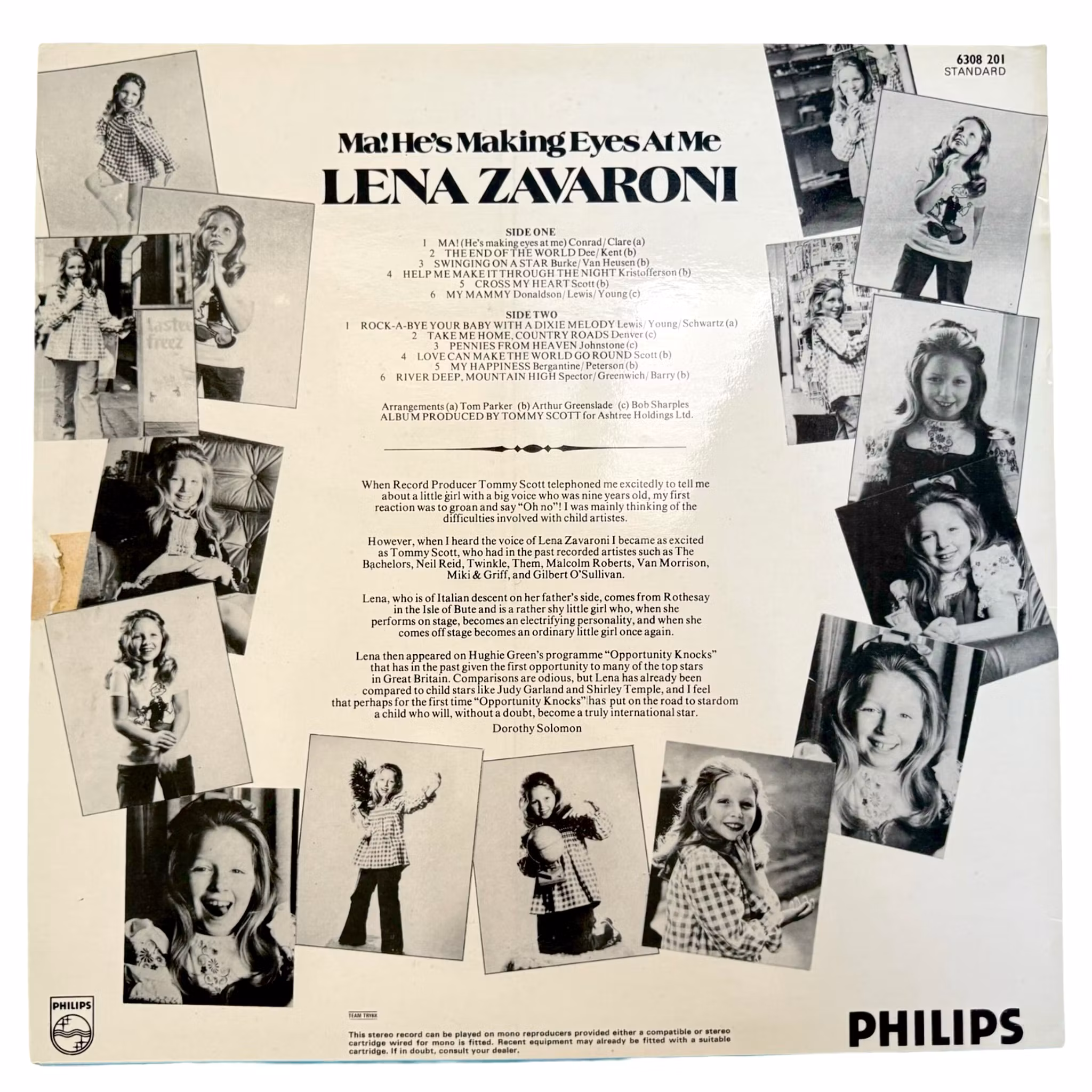 Zavaroni Lena - Ma! He's Making Eyes At Me, LP Vinyl