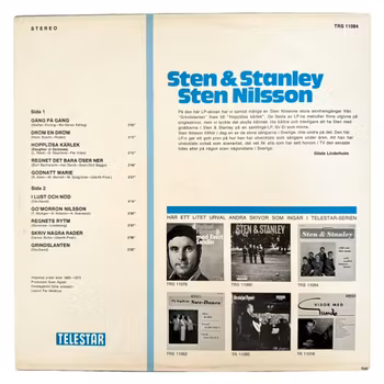 Sten & Stanley Sten Nilsson, LP Vinyl
