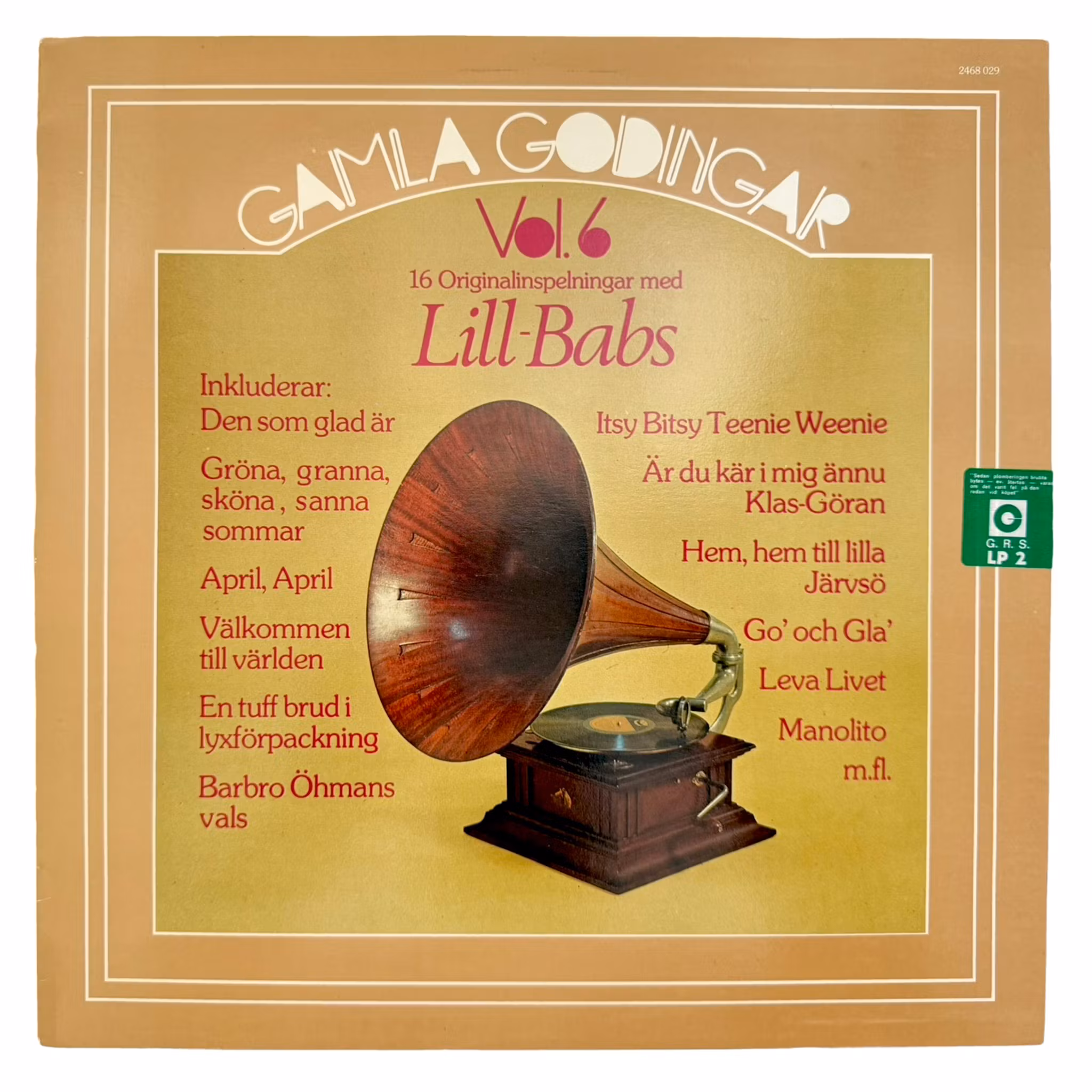 Lill-Babs – Gamla Godingar Vol. 6, LP Vinyl