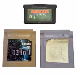 Game Boy Advance AGB-001 z trzema grami itp.