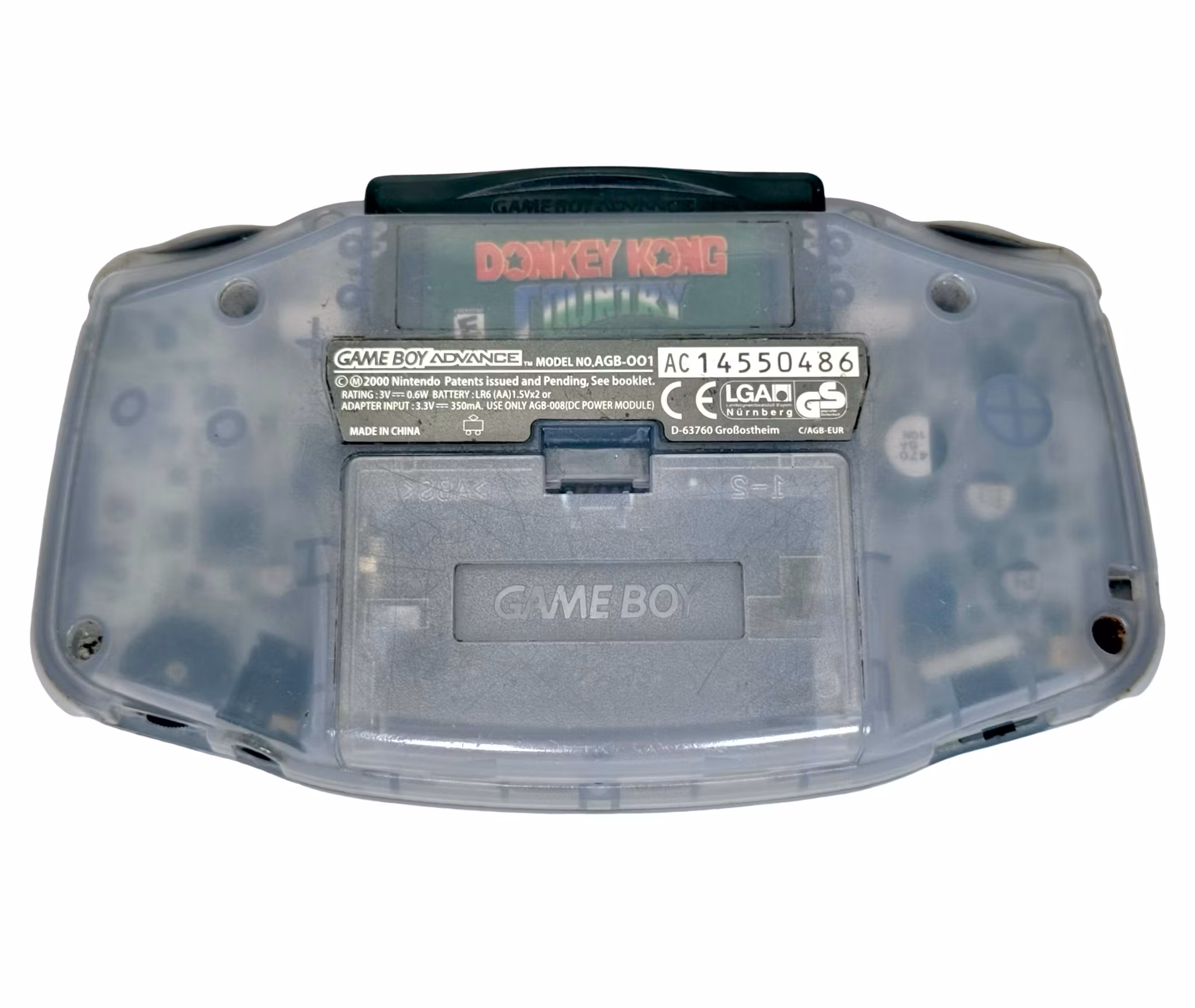 Game Boy Advance AGB-001 med tre spil mm