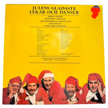 Bosse Larsson Och Bröderna Lindqvist - Hej Tomtegubbar, LP Vinyl