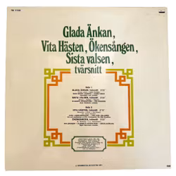 Cross-sections from The Glad Widow, The White Horse, The Desert Song, The Last Waltz. LP Vinyl