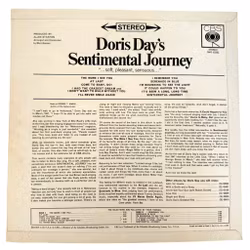 Doris Day – Doris Day's Sentimental Journey, LP Vinyl