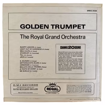 The Royal Grand Orchestra – Golden Trumpet, LP Vinyl