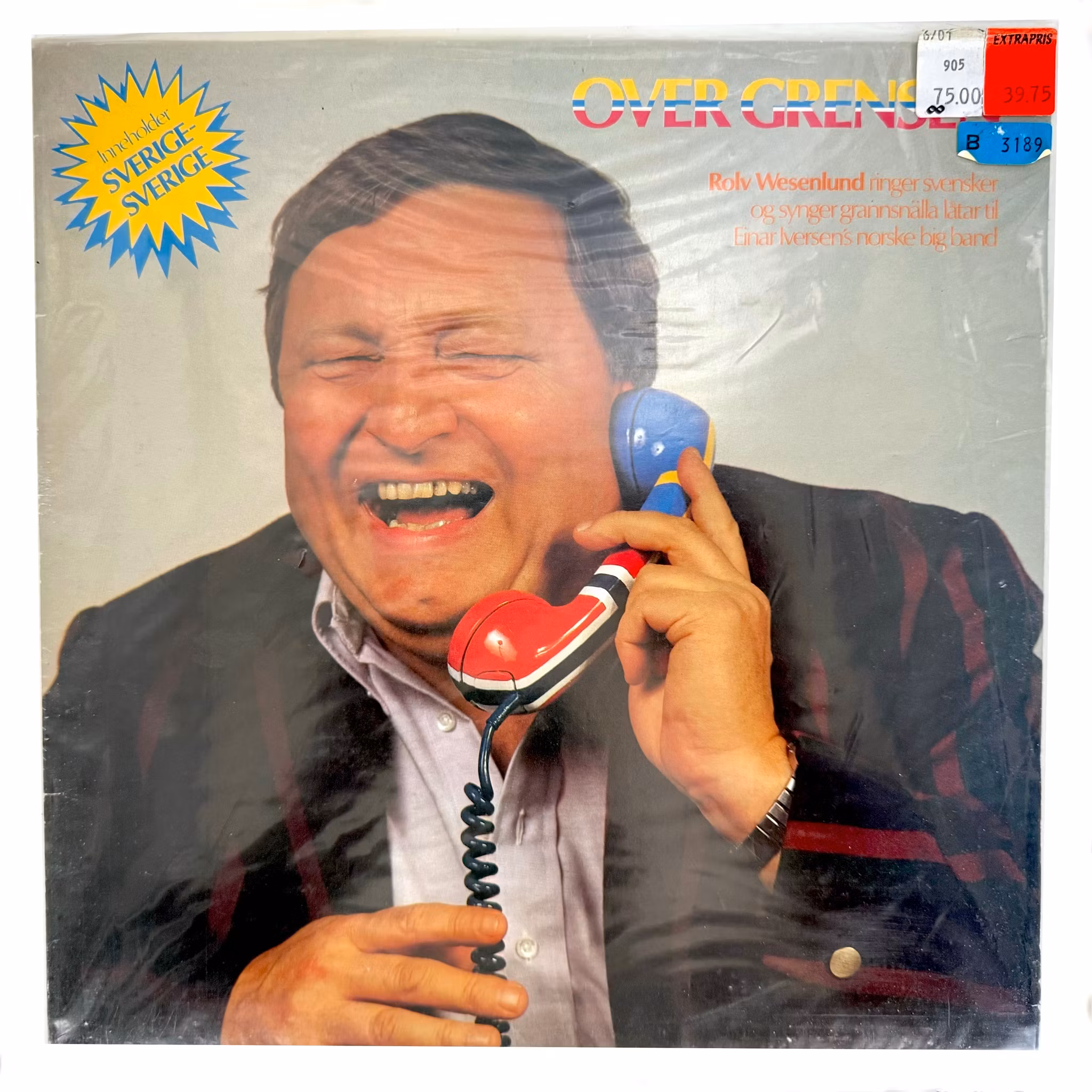 Rolv Wesenlund - Over grænsen, LP Vinyl