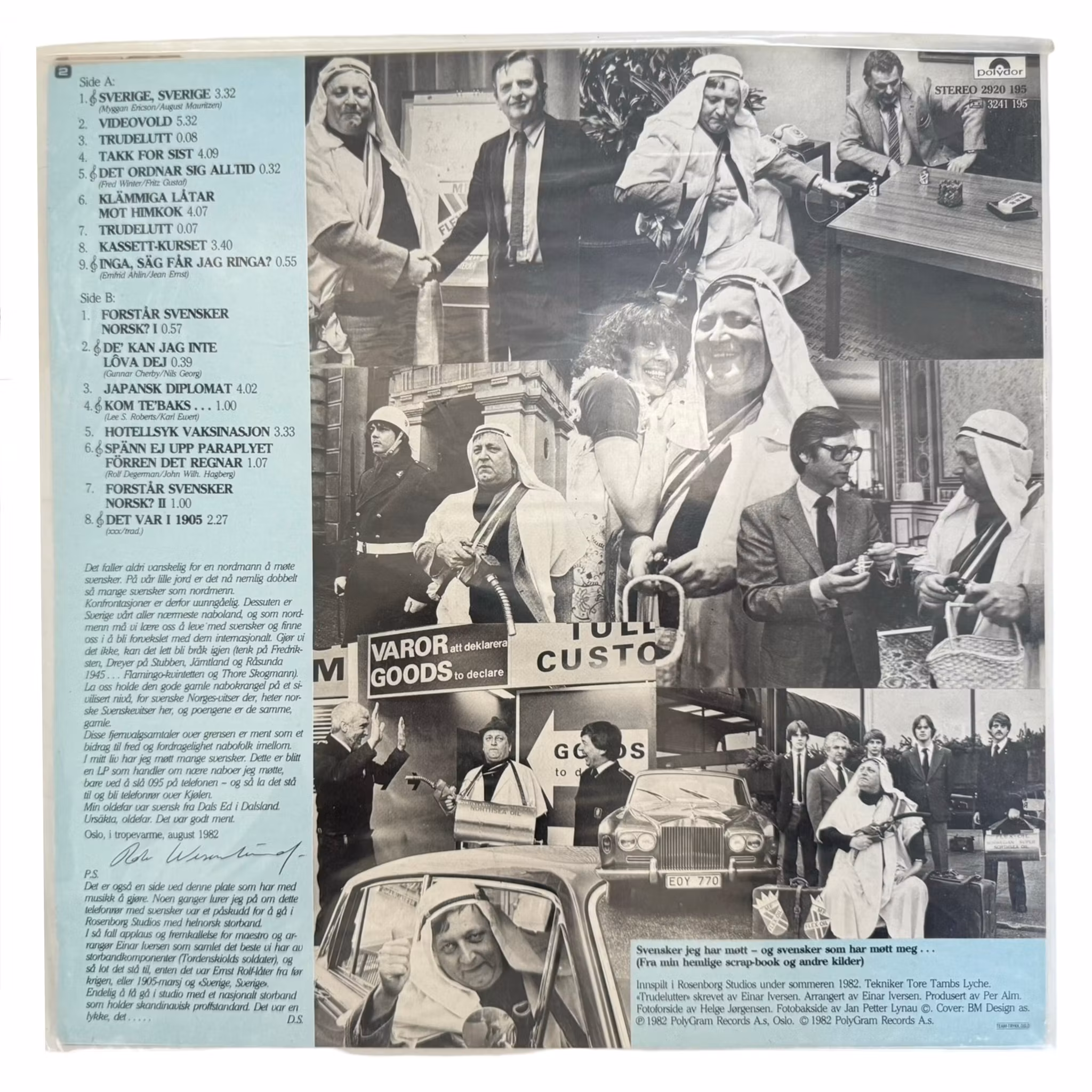 Rolv Wesenlund - Over grænsen, LP Vinyl