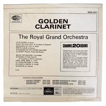 The Royal Grand Orchestra – Golden Clarinet, LP Vinyl