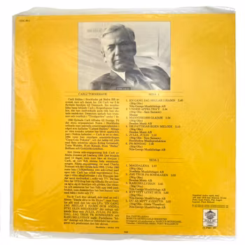 Carli Tornehave – En Gång Jag Seglar I Hamn Och Andra Stig Olin-Melodier, LP Vinyl