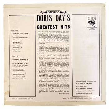 Doris Day - Greatest Hits, LP Vinyl