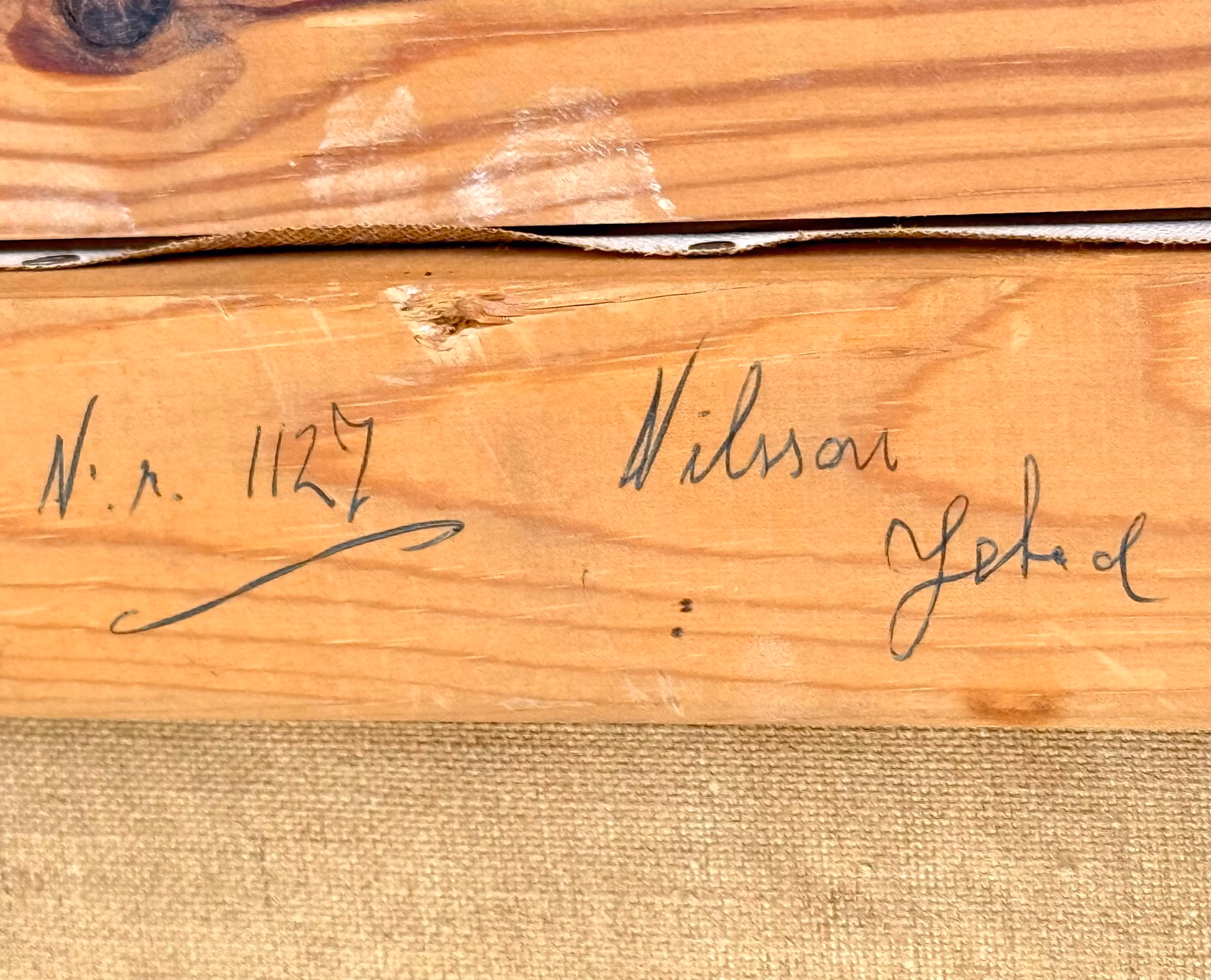 Tunnistamaton taiteilija, Öljy kankaalle, Signeerattu