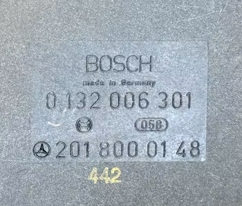Mercedes-Benz, W126, Bosch 2018000148, Mittlåspump