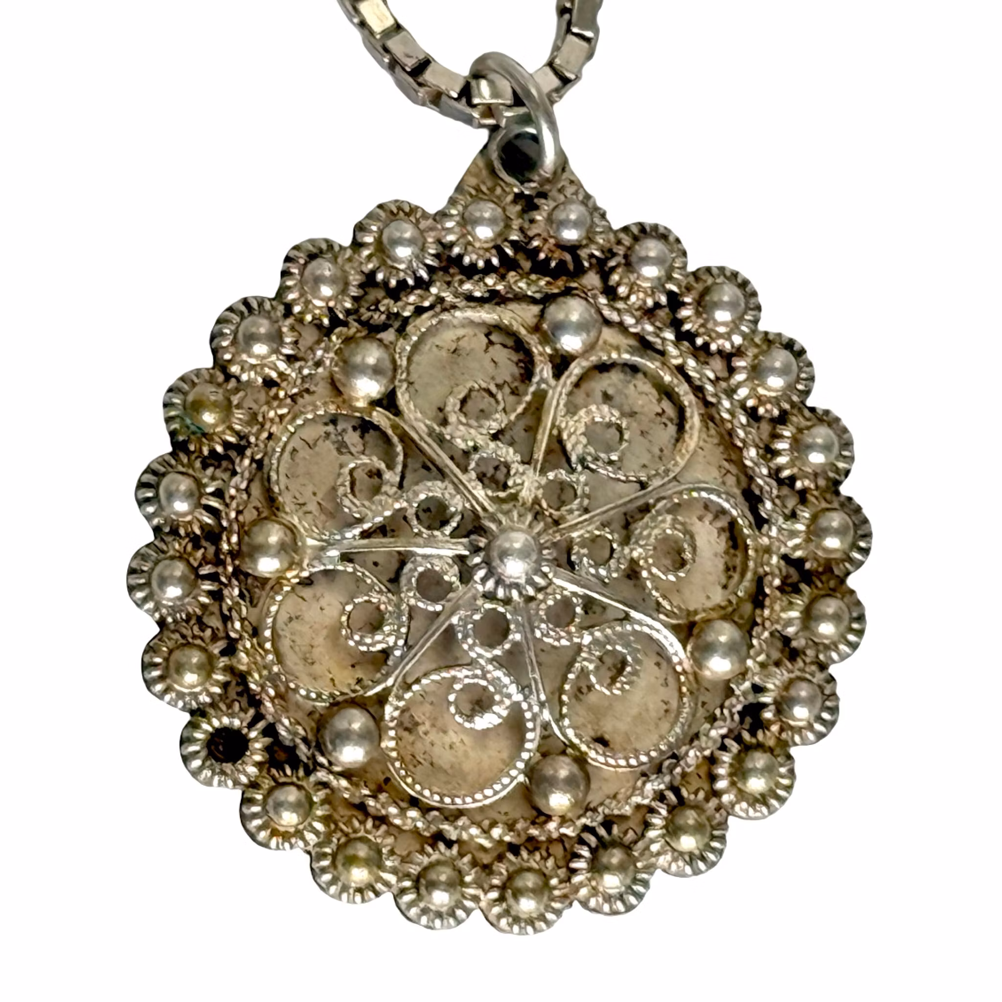 Vintage filigran Halsband silver 925/830