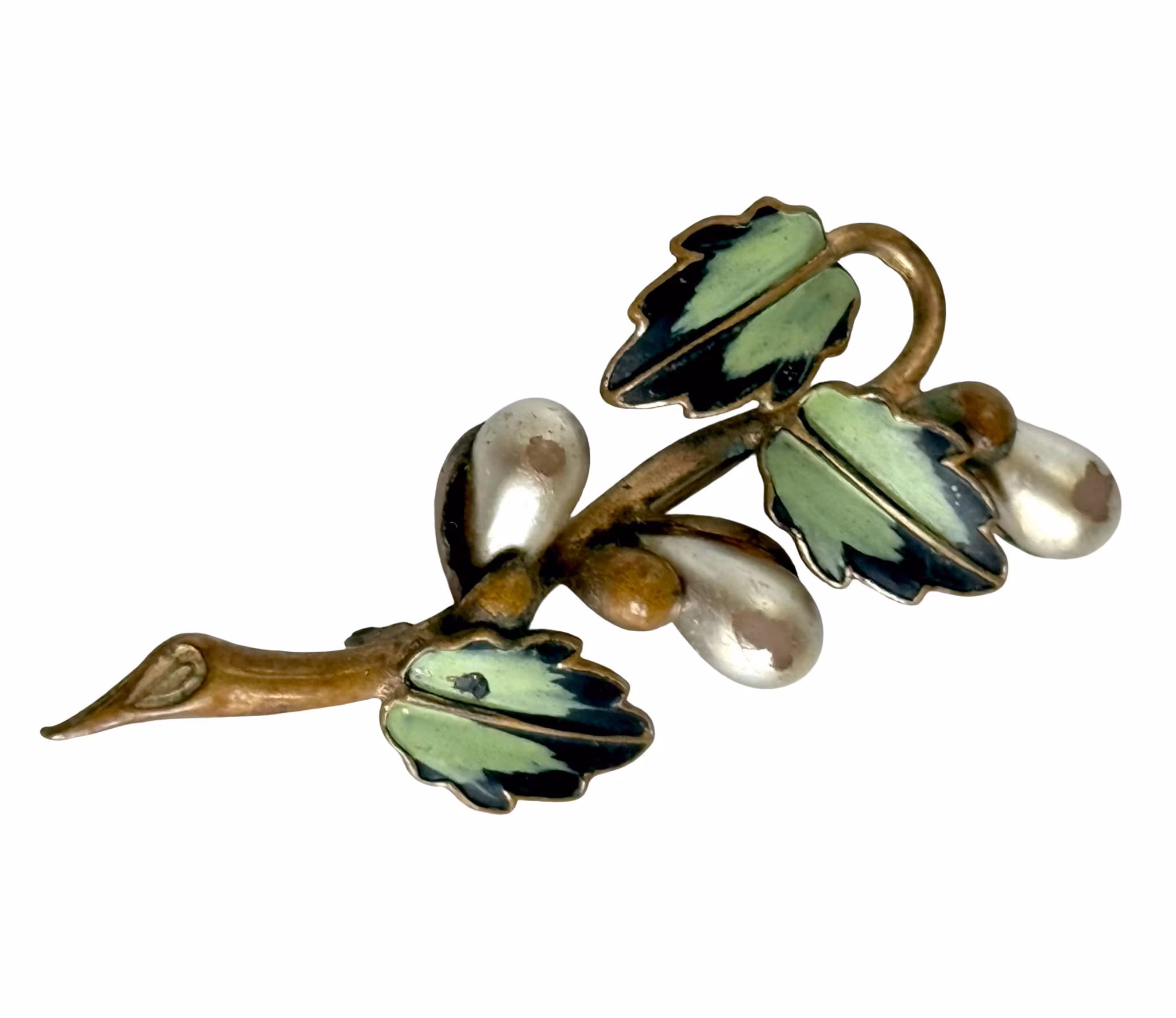 Antik Art Nouveau brosch