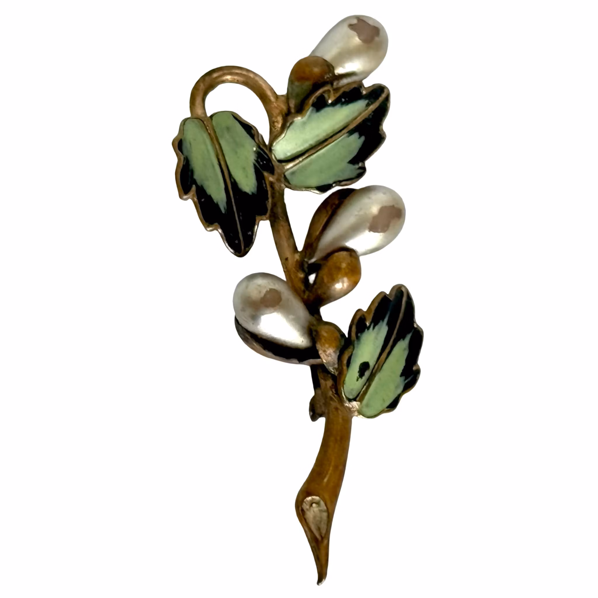 Antik Art Nouveau brosch