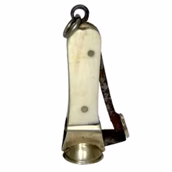 Ciondolo in miniatura vintage, manico in osso per tagliasigari