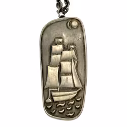 Vintage, Jorgen Jensen, Halsband med hänge i tenn, Danmark