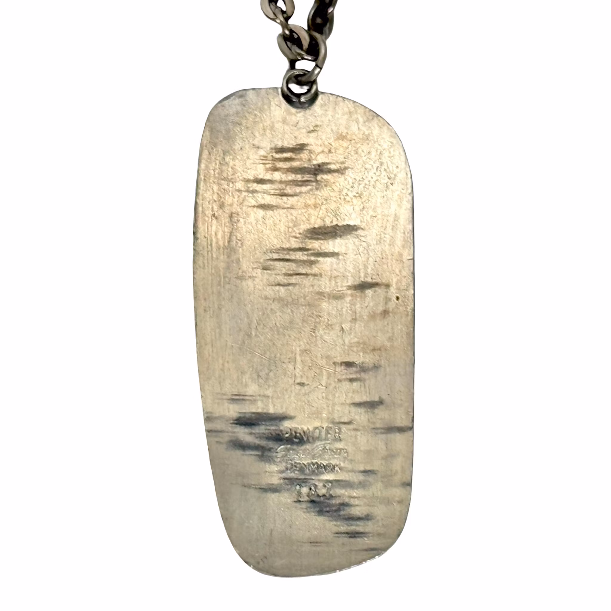 Vintage, Jorgen Jensen, Halskette mit Anhänger aus Zinn, Dänemark