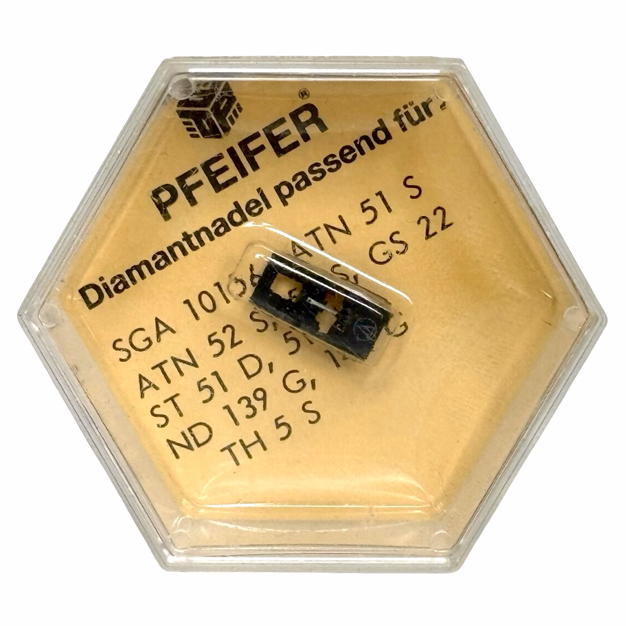 2 stuks Pfeifer diamantnaald geschikt voor SGA 10156 draaitafel