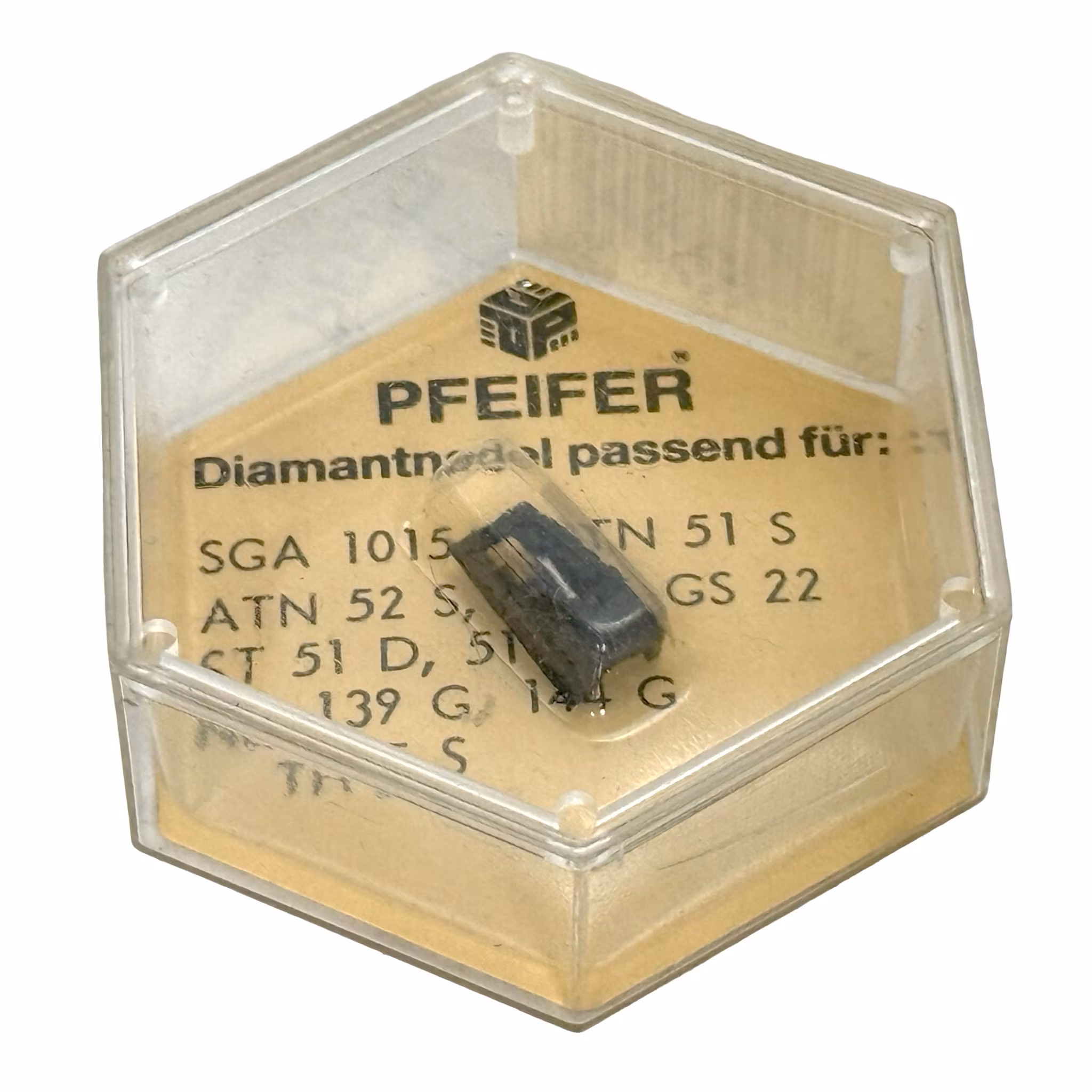 2 stuks Pfeifer diamantnaald geschikt voor SGA 10156 draaitafel