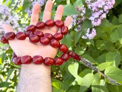 Chapelet Faturan antique, Ottoman Sikma, 27 perles, 250 g