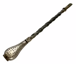 Antique Bombilla Straw for Maté, Argentina