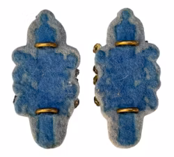 2 piezas, Dinamarca, insignias de regimiento