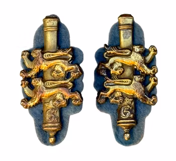 2 st, Danmark, Regemente märken