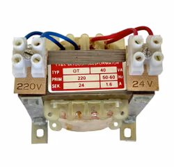1-faset beskyttelsestransformator 220v, 24v