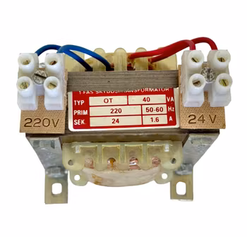 1-Fas Skyddstransformator 220v, 24v