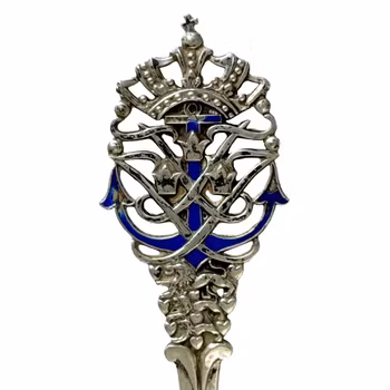 A. Michelsen 24 Maj 1935 minnessked i sterling silver, Danmark