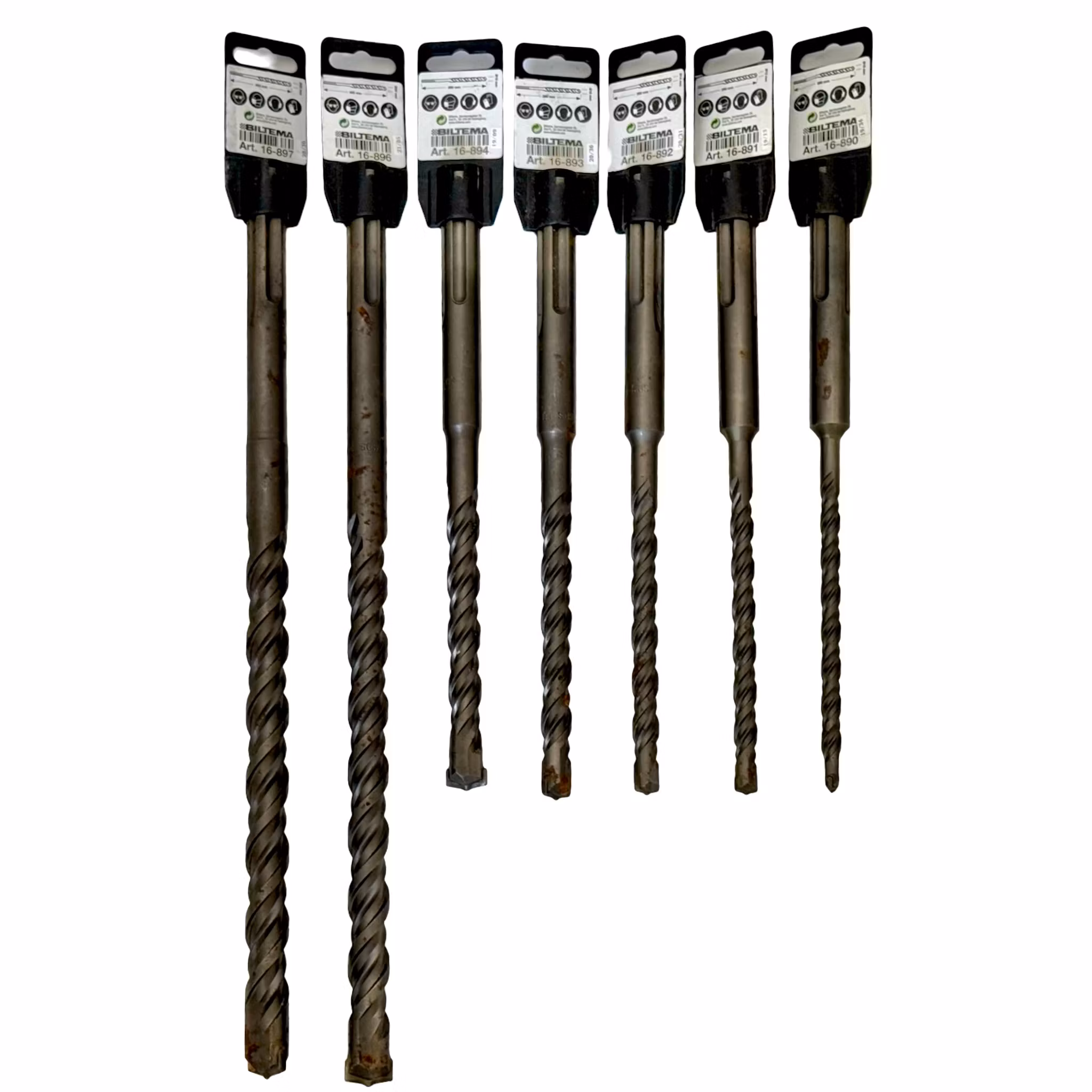 7-teilig, Schlagbohrmaschine, L 400 mm - 280 mm