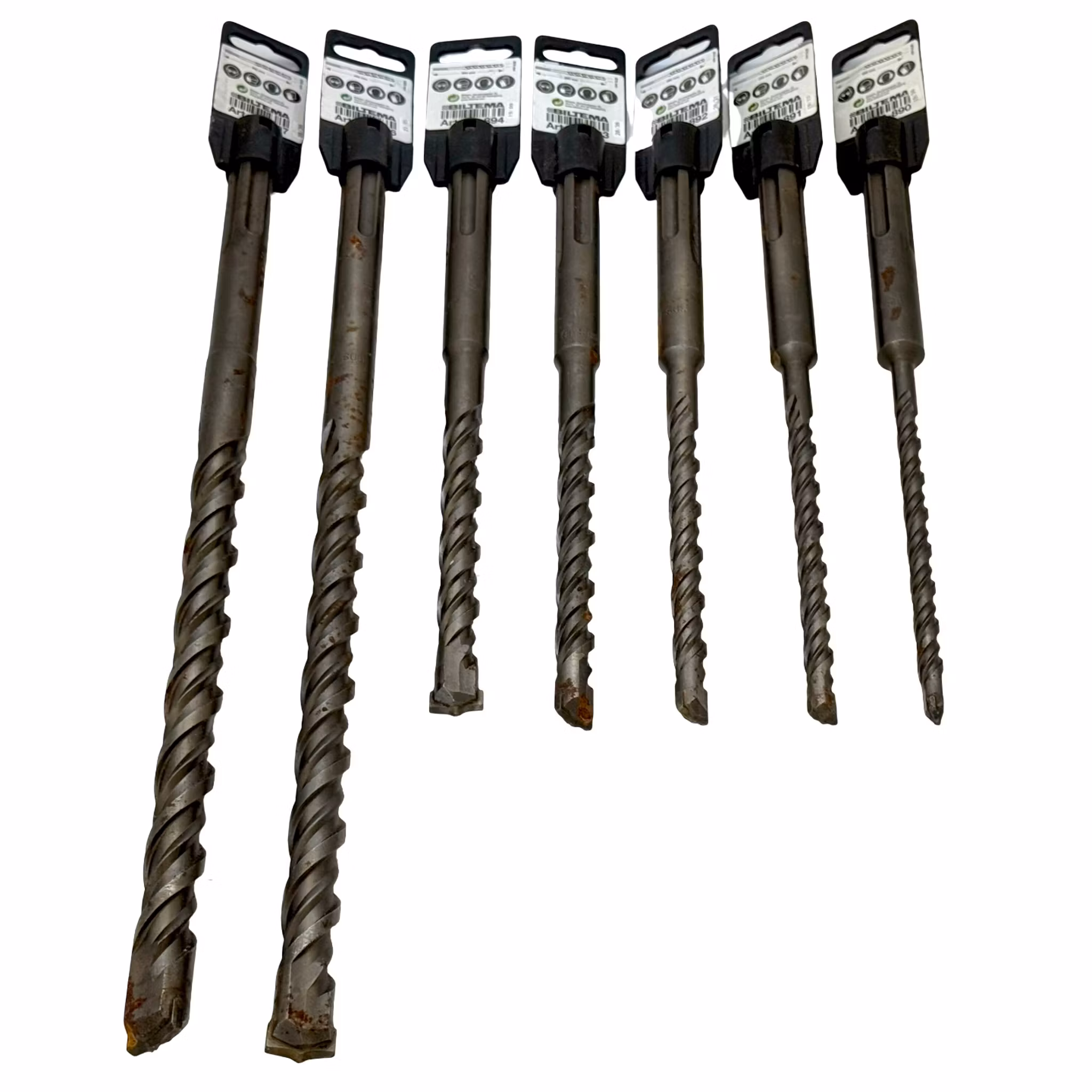 7-teilig, Schlagbohrmaschine, L 400 mm - 280 mm