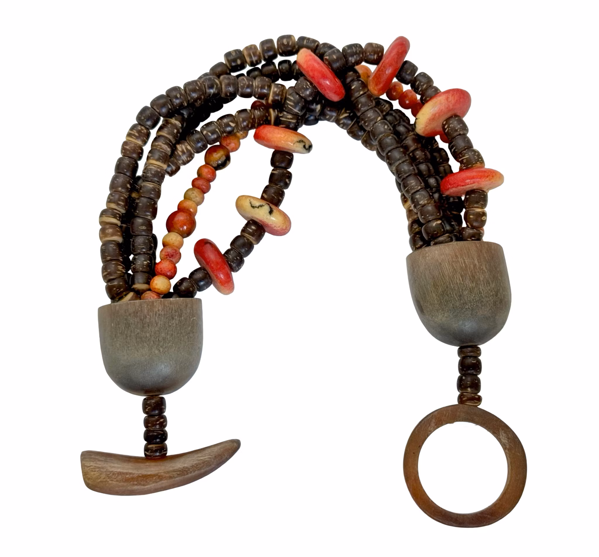 Antieke Afrikaanse neushoornhoorn armband