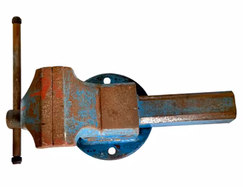 Stort Skruvstäd / skruvstycke. Matador, ca 17 kg