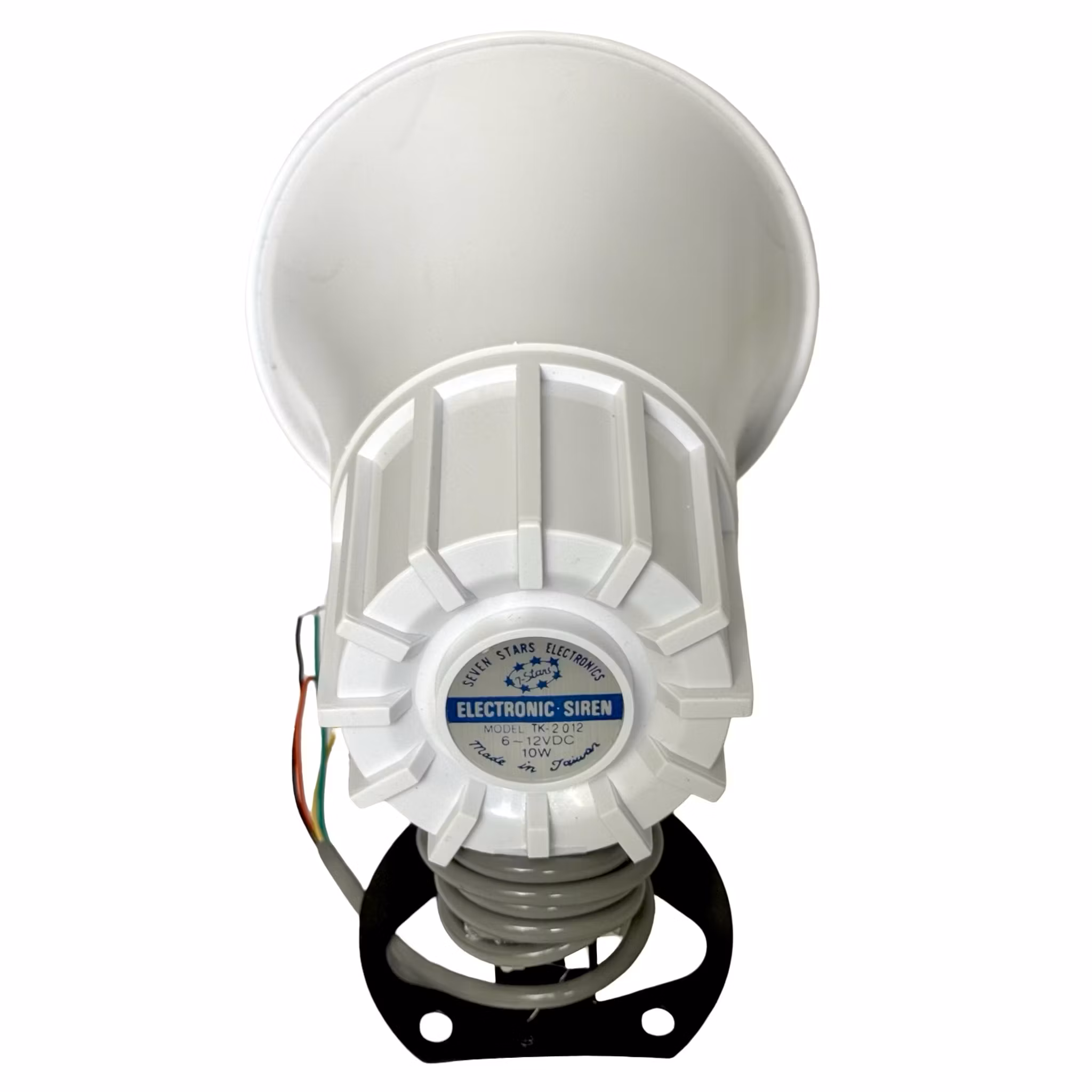 Elektronische sirene 7-sterren hoorn 10 W TK-2012. 6-12 V DC