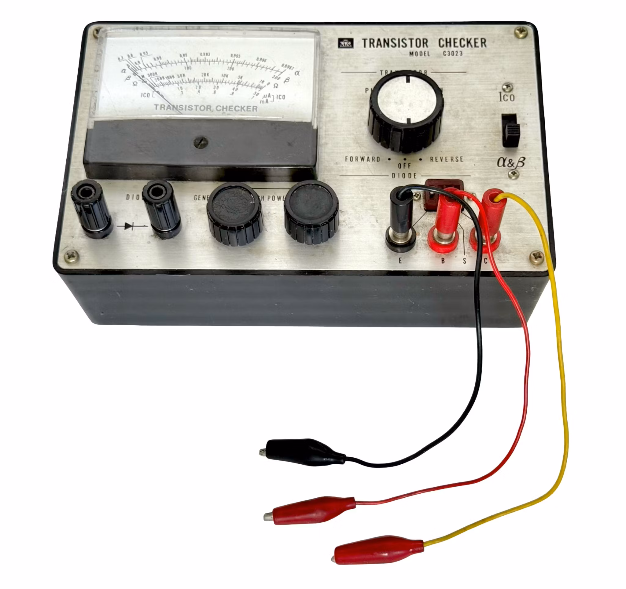 Tester tranzystorów TTC C3023, Japonia