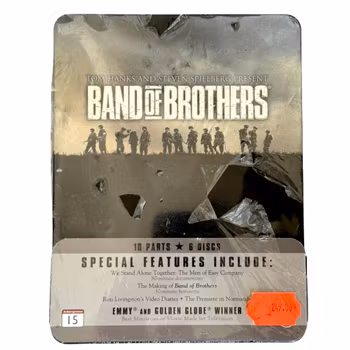 Band of Brothers, DVD plåt box, Oanvänt