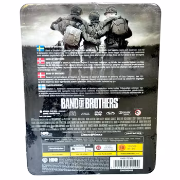 Band of Brothers, DVD plåt box, Oanvänt