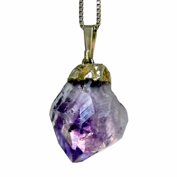 Sterling silver 925 Halsband med Ametist hänge