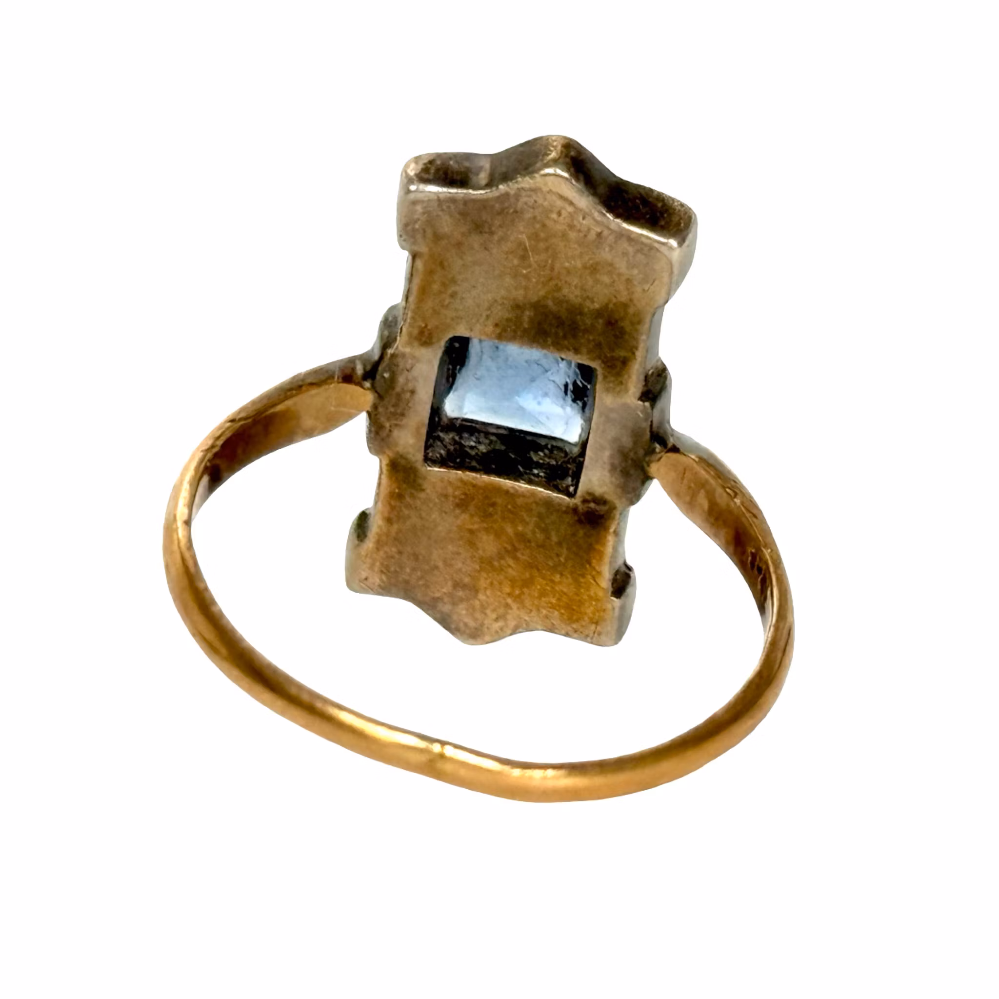 RING, silver och guld 18K, 1930-tal