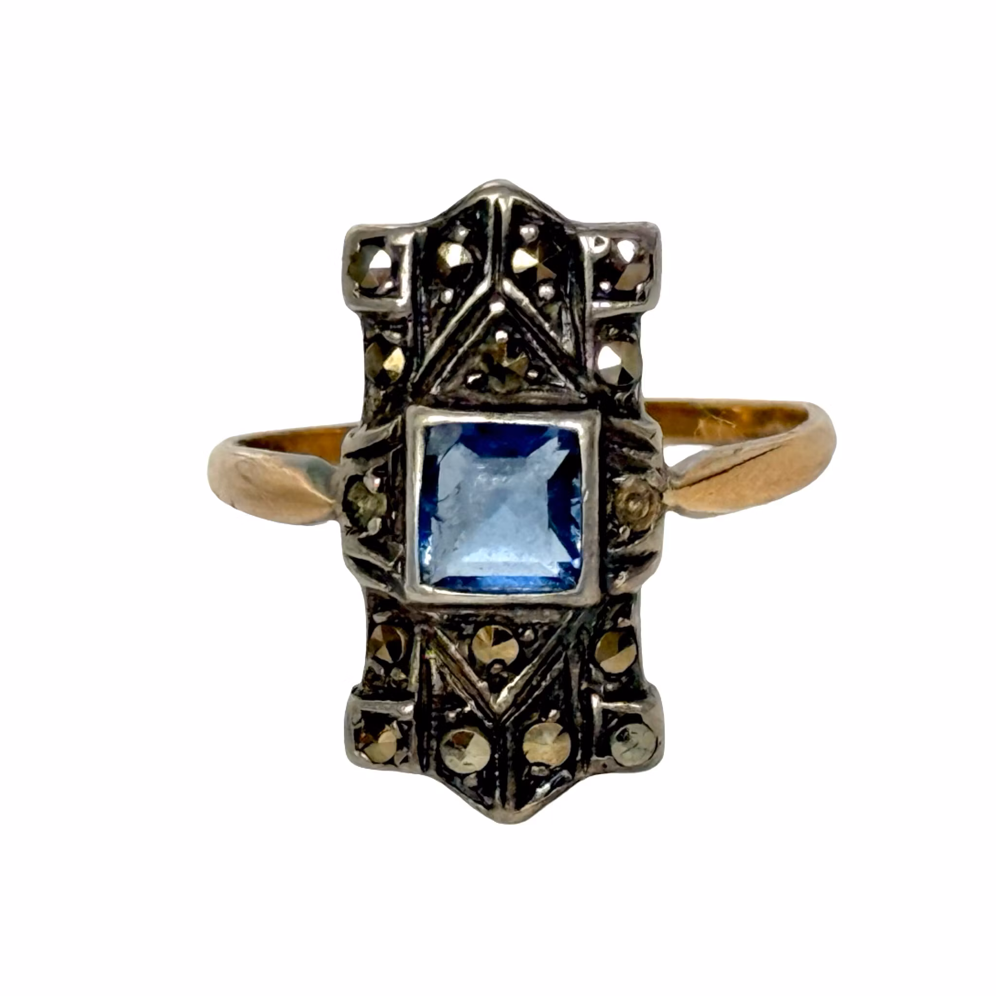 RING, silver och guld 18K, 1930-tal