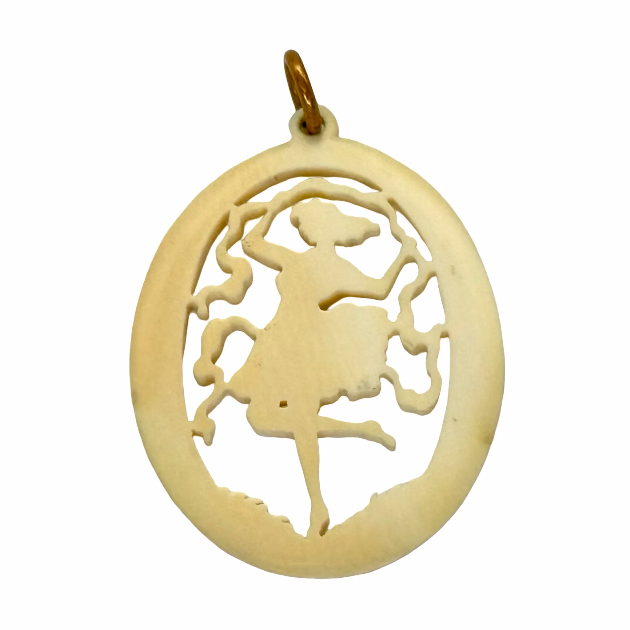 Antik elfenben hänge,