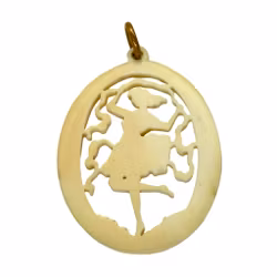 Antik elfenben hänge,